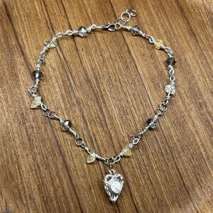 Handmade heart choker